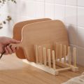 Kitchen Cutlery Dish Plate Stand Book Shelf Multifunction Wooden Dish Rack Display Holder Drying Rack Bowl Storage Organizer. 