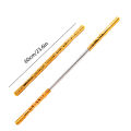 Certiou Auspicious Cloud Relief Sculpture 60cm Golden Wukong Ruyi Jingu Bang Expandable Cosplay Prop with Auspicious Cloud Relief Design Perfect for Play Events 60cm Golden Cudgel. 