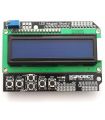 LCD1602 16×2 Blue LCD Keypad Shield screen display Arduino. 