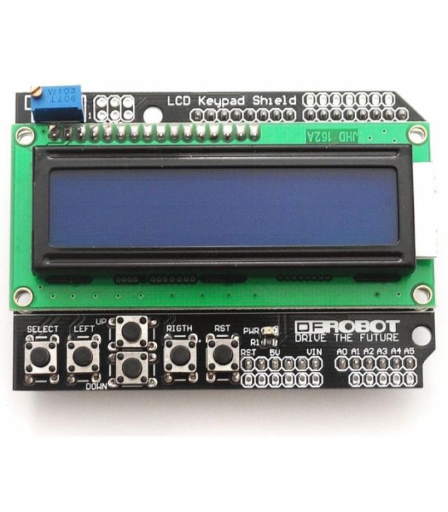 LCD1602 16×2 Blue LCD Keypad Shield screen display Arduino