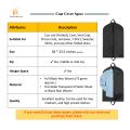 Men's Coat Cover / Men's Suit Cover / Pack of 1, 3, 6, 12 / Dress Cover Bag / Foldable Blazer Cover / New Home Clothes Garment Cover Case / 37x23.5 inches approx. 