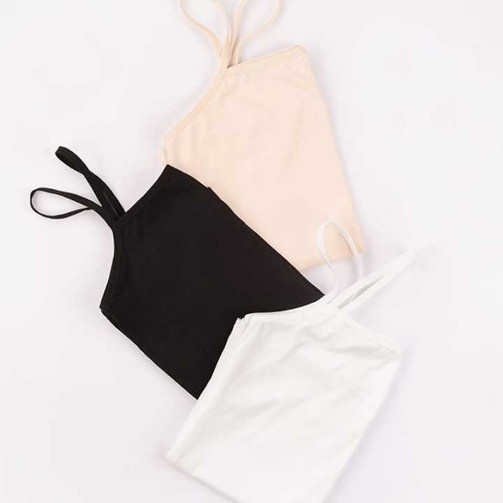 Pack%20of%203%20Women%20Simple%20Camisoles%20Summer%20Girl%20Strap%20Cotton%20Sleeveless%20Thin%20Camisole%20Vest%20Solid%20Top%20Simple%20Base%20Vest%20Multicolor%20Tops%20Female%20Undies%20-%20Image%202