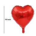 RED HEARTS FOIL BALLOON PACK OF 5 FOIL BALLOONS. 
