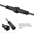 【DM bag factory Store】Black Tomshine Extension Wire 5 Pack 1M/ 3.3Ft 2Pin with Male and Female Connectors Water Resistance Deck. 