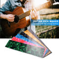 DIY Guitar Pick Punch Sheets Musicians Celluloid Guitar Pick Strips. 