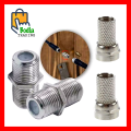 2 Pcs Coaxial Cable Jointer TV Cable Joint Connector Extension with RG6 Connecters High Quality. 