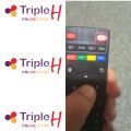 Triple H Tv Box Remote Control Universal KD Light Function Android Smart Tv Box Remote X96Q - X96 Mini - T95H - And All Others.. 