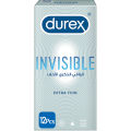 Durex Condoms Invisible Extra Thin Condoms 12s. 