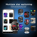 KR80 Men's Sports Smart Watch 2.0 Inch 650mAh Battery Capacity Gift Healthy Heart Rate Blood Oxygen Compass GPS Exercise. 