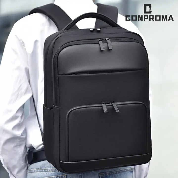 BAG%20CITY%20%7C%20Orion%20Pro%20Waterproof%20Nylon%20Laptop%20Backpack%20for%2015.6"%20Laptops%20-%20Elegant%20Black%20Travel%20Bag%20-%20Image%203
