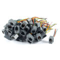 Connector Adapter -50 x 4P4C RJ9 Telephone Cable-Gray. 