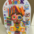 Magic Stick Blocks Colorful Dream Blocks Plastic Building Stick Kits - 98 Pcs - Teeli Blocks. 