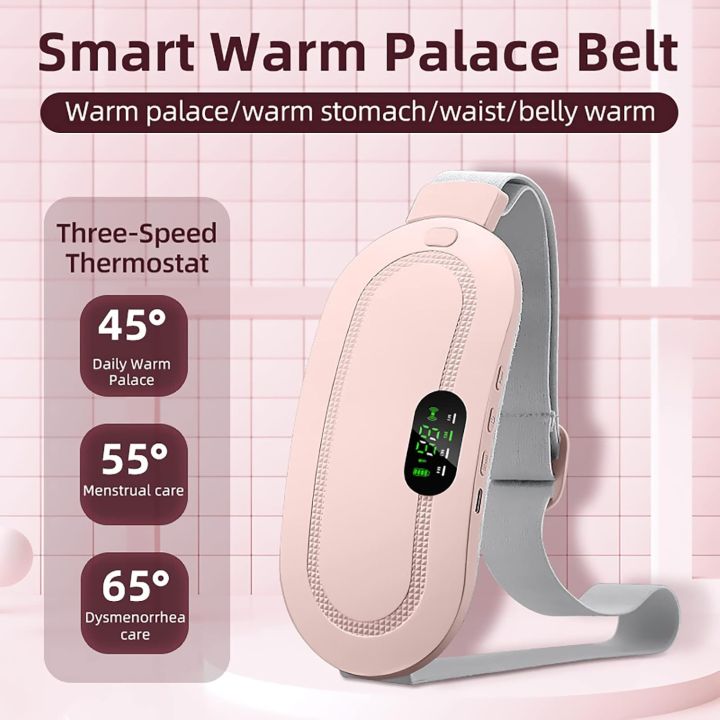 Portable%20Menstrual%20Cordless%20Heating%20Pad%20Electric%20Wireless%20Heating%20Massager%20Pad%20for%20Lower%20Back%20Stomach%20Pain%20Relief%20Period%20Cramps%20Comfier%20Belly%20Device%20USB%20Warming%20Waist%20Belt,%203%20Heat%20Levels%204%20Modes%20-%20Image%204
