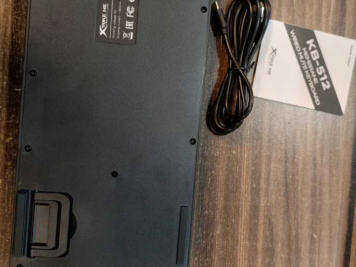 Xtrike%20USB-C%20Me%20Kb-512%20Bk%20108%20Key%20Wired%20Membrane%20Keyboard%C2%A0Black%20-%20Image%207