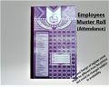 Petiwala – Employees Muster Roll Register / Attendance Register with Record of Salary/Wages Transactions – 40 Sheets High Quality 70 gsm Imported Indonesian Paper with Strong Thread Binding. 