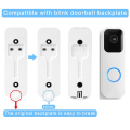 Backplate Replacement for Blink Video Doorbell, Back Plate Part with Mount Replacement Accessories (White-2 Pack). 