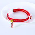 Dog Collar Bell Pendant Chinese New Year Pet Collar with Tag. 