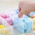 Plastic Stackable Jewellery Organizer Box for Women – Multi-Layer Transparent Storage Case – Modern Style – All Season. 
