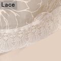 Waterproof Tablecloth-1 * round tablecloth-Light gray & white. 