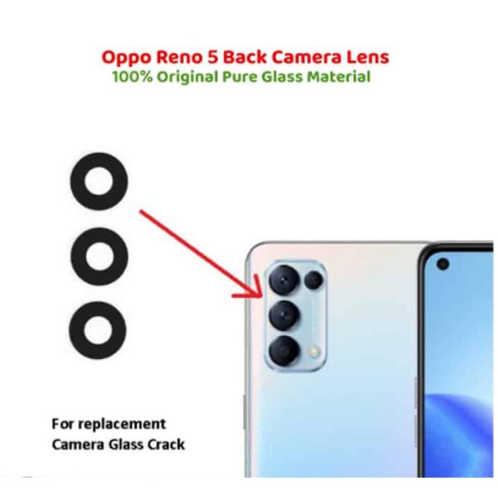 Oppoo Reno 5 - Original Camera Glass Repair Replacement Rear Lens Cover