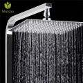 Large Square Shower Head, 6 Inches rain shower head 6x6, High Pressure Ultra Thin Rainfall Bath Shower Head with Silicone Nozzle, Rotatable Rainfall Shower Head, Bathroom Top Spray Head. 