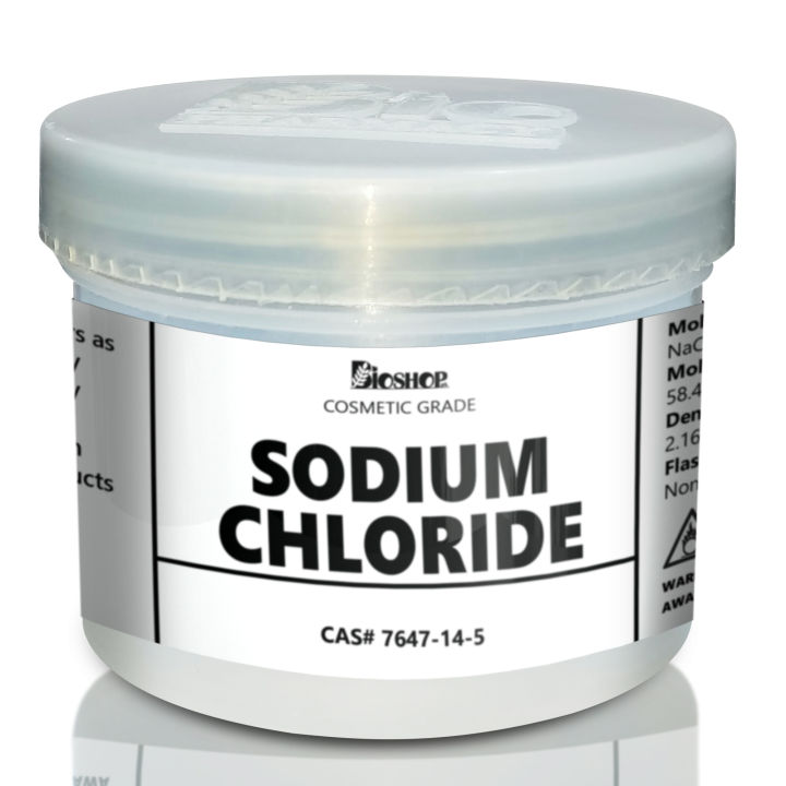 Sodium Chloride – Cosmetic Grade Thickener & Viscosity Adjuster for Shampoos, Cleansers & Scrubs