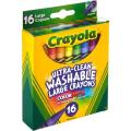 Crayola Ultra Clean Washable Large Crayons 16-Pack. 