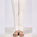 White Straight Trouser/Pant/Capri For Girls/Ladies-Non See Through Fabric. 