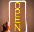Customized Open LED Neon Sign For Business, Store, Cafe, Bar, Hotel & Shops - 14"x8". 