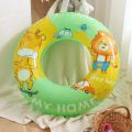 【ETOP】 Inflatable Lion Giraffe Swimming Pool Float Baby Swimming Ring Rubber Ring for Beach Party Summer Water Sport Swim Circle. 