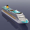 Cruise Ship Paper Model Cruise Ship 3D Paper Model Puzzle Manual Papercrafts Toy Yunshuo. 