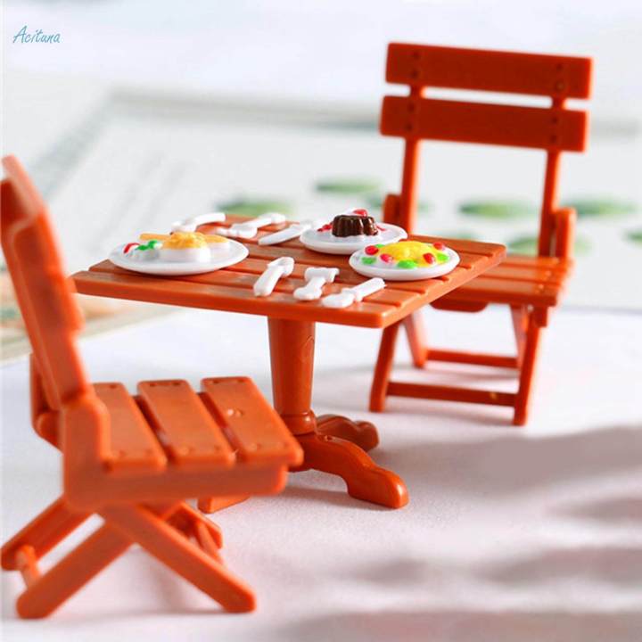 1:12TH%20Miniature%20Beach%20Table%20Chair%20Pretend%20Toy%20Ornament%20for%20Educational%20Toy%20-%20Image%204