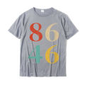 Vintage 86 46 anti Biden shirt funny anti Joe Biden T-shirt camisas print tops & Tees for men Cotton tshirts leisure couples. 