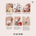 Red Henna Waterproof Tattoo Stickers Instant  Mehndi Design for Wedding Bridal Makeup. 