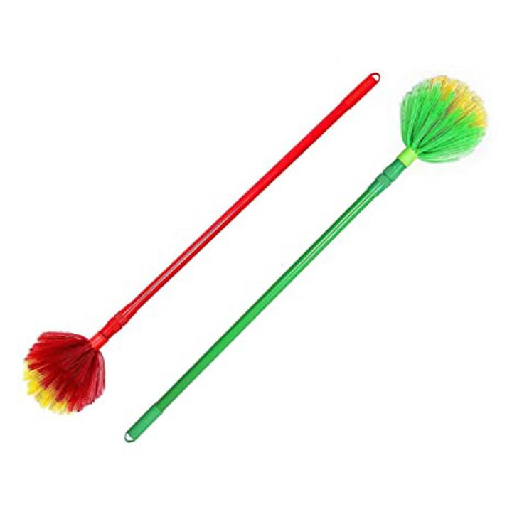 Goal-Shaped Jala Brush/Broom with Long Extendable Handle – 5ft