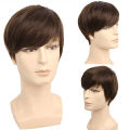 Men's Wig natural Short Hair Realistic Boy Daily Cosplay Charm Fashion Personality Trend. 