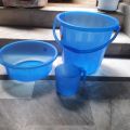 3Pcs Bath Set 1 Bucket 20 Liters 1 Tub 8 Liters 1 Mug 1 Liter. 