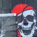 aerlxemrbrae flag Huge Skull and Cross Crossbones Jolly Roger Pirate Flags Holloween KTV hanging Decoration. 