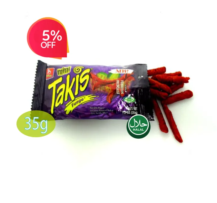 Takis%20Mini%2035%20gm%20Chips%20And%20Crisps%20Hot%20chili%20pepper%20and%20Lime%20Tortilla%20Chips%20Imported%20chips%20Takis%20Mini%20Fuego%20-%20Image%203