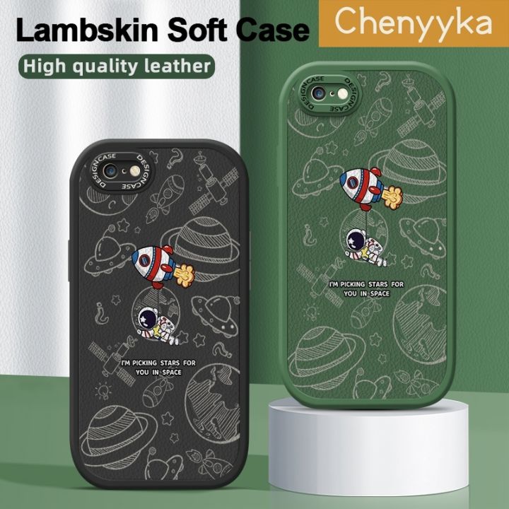 chenyyka%20For%20iPhone%206%20Plus%20iPhone%206s%20Plus%20Case%20Fashion%20Space%20Astronaut%20Thin%20Leather%20Soft%20Silicone%20Full%20Lens%20Cover%20Camera%20Protect%20Cases%20Shockproof%20Back%20Cover%20Casing%20Softcase%20-%20Image%202