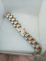 Silver Gold Bracelet, Silver Bracelet, Mens Gold Chain Bracelet, Jewelry For Mens, silver Gold Bracelets For Men And Women.. 