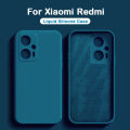 Liquid Silicone Case Xiaomi Redmi Note 10 9 10S 9S Cases For Mi 11T 10T 12T Pro 11 12 Lite Soft Protective Back Cover. 