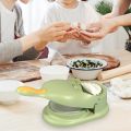 GlobalStar 2 in 1 Dumpling Maker Gujiya, Samosa Maker, Momos Maker Machine, Dumpling Mould for Gujiya Ghughra Making Kitchen Dumpling Puri Maker. 