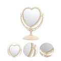 Retro Decor Heart Vintage Makeup Decorvanity Room Stand Tabletop Standing Shaped Desk Aesthetic Table Coquette Love Desktop. 