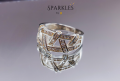 The Zigger Zagger – Elegant Two-Way Tapered 925 Sterling Silver Ring for Women & Girls | size 20 | Stylish & Casual Fashion Jewelry, Perfect for Everyday Wear, Silver Rings for Girls Chandi, Trendy & Elegant Women’s Rings.. 