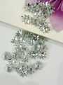 200Pcs Bead Caps 9x3.5mm Gold & Silver Plastic Flower Bead Caps for Jewelry Making | DIY Craft Accessories for Necklace, Bracelet, Earrings, Beading Supplies. 