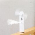 USB Rechargeable 2 In 1 Mini Fan Steamer Facial Humidifier Face Mister Spray Cooling Portable Small Air Humidifier Spray Fan. 
