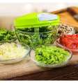 Manual Food Chopper for Vegetable Fruits Nuts Onions Chopper Hand Pull Mincer Blender Mixer Food Processor. 