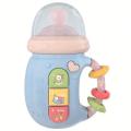 Dr.isla Baby Musical Feeding Bottle Pacifier Newborn Soft Teether Rattles Educational Toy 0-12M Soothing Vocal Music. 