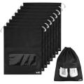 20 Piece Travel Shoes Storage bag with clear window non-woven with PVC Bag. 